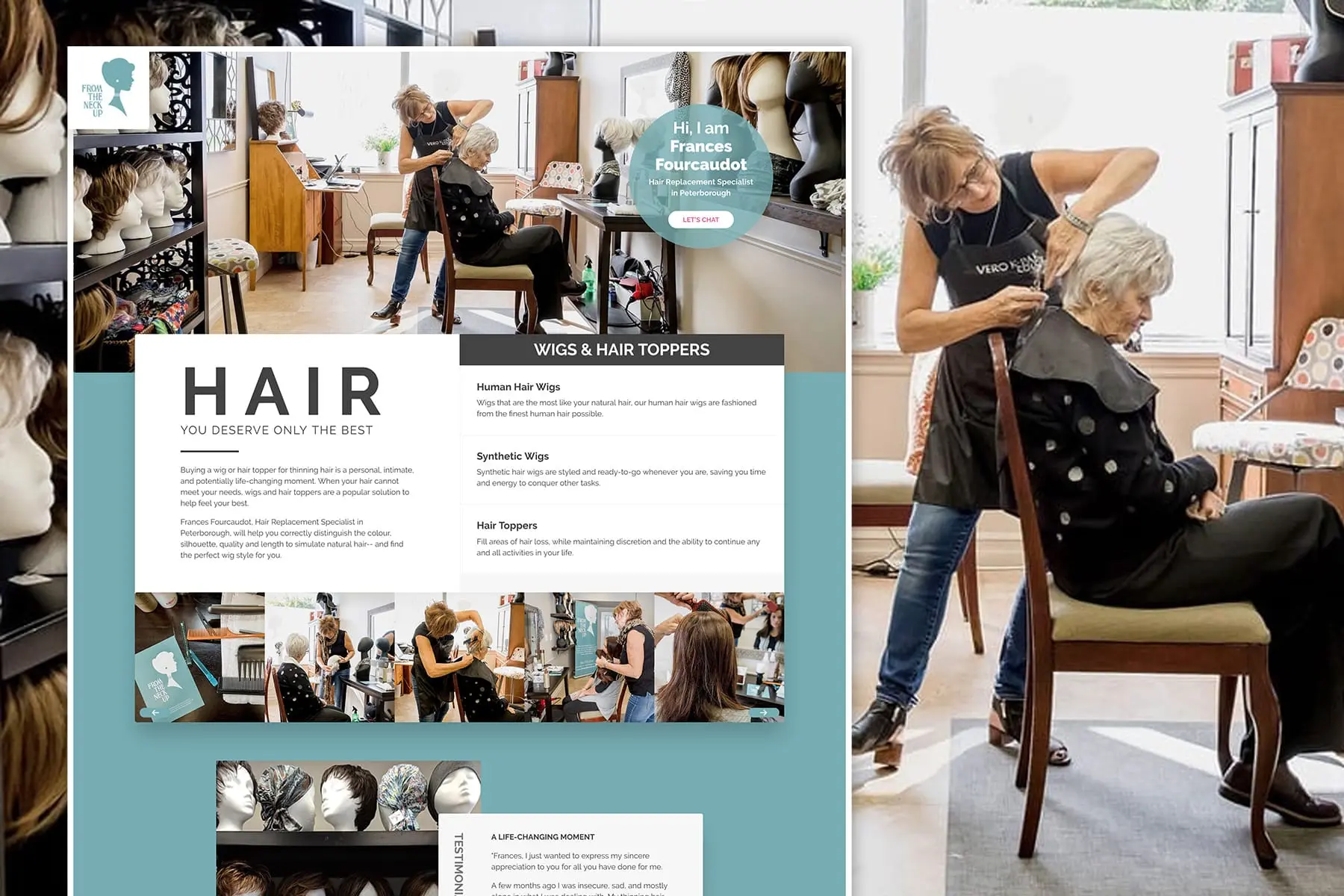 Website screenshot for WCKD Marketing homepage